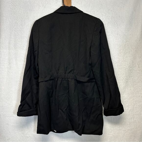 Vintage Philippe adec Paris Black Long Sleeve Button Blazer Size 38 - Picture 4 of 16
